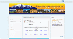 Desktop Screenshot of kilimanjaroairport.co.tz