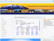 Tablet Screenshot of kilimanjaroairport.co.tz